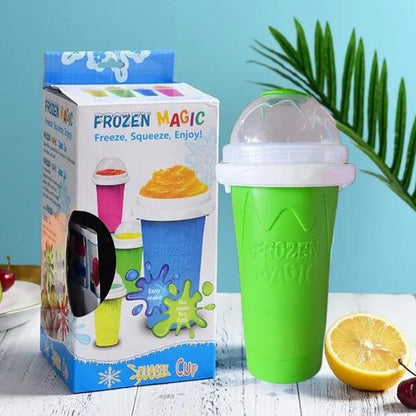 Slushy Maker Cup – Freeze, Squeeze & Enjoy in Minutes!