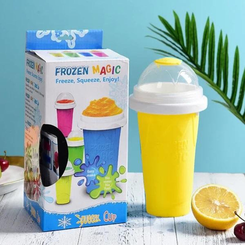 Slushy Maker Cup – Freeze, Squeeze & Enjoy in Minutes!