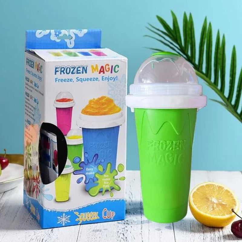 Slushy Maker Cup – Freeze, Squeeze & Enjoy in Minutes!