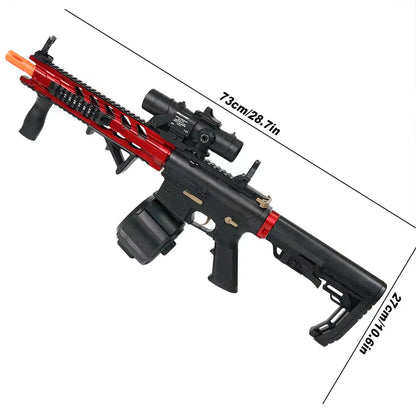 M4 Electric Gel Ball Blaster Toys, Manual/Automatic Eco-Friendly Splatter Ball Blaster, Suitable for Outdoor Shooting Games