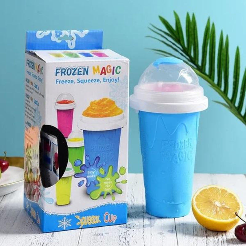 Slushy Maker Cup – Freeze, Squeeze & Enjoy in Minutes!