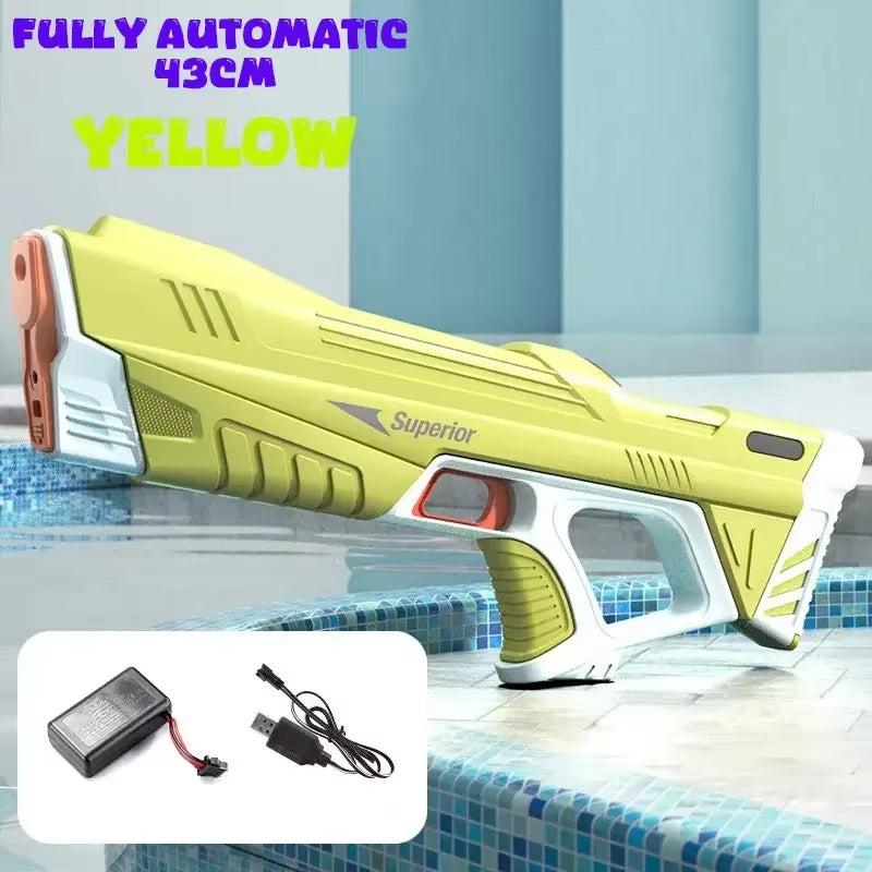 High-Pressure Electric Water Gun for Kids - Ideal for Summer Outdoor Pool Games and Gift for Boys