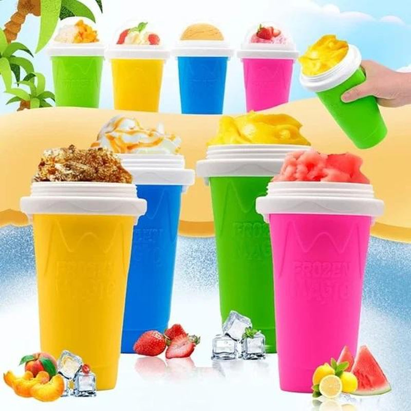 Slushy Maker Cup – Freeze, Squeeze & Enjoy in Minutes!