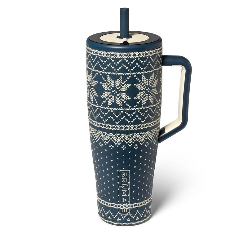 Brümate Era 40Oz Tumbler with Handle and Straw | 100% Leakproof Insulated Tumbler | Keeps Ice 24+ Hours | Cup Holder Friendly Base