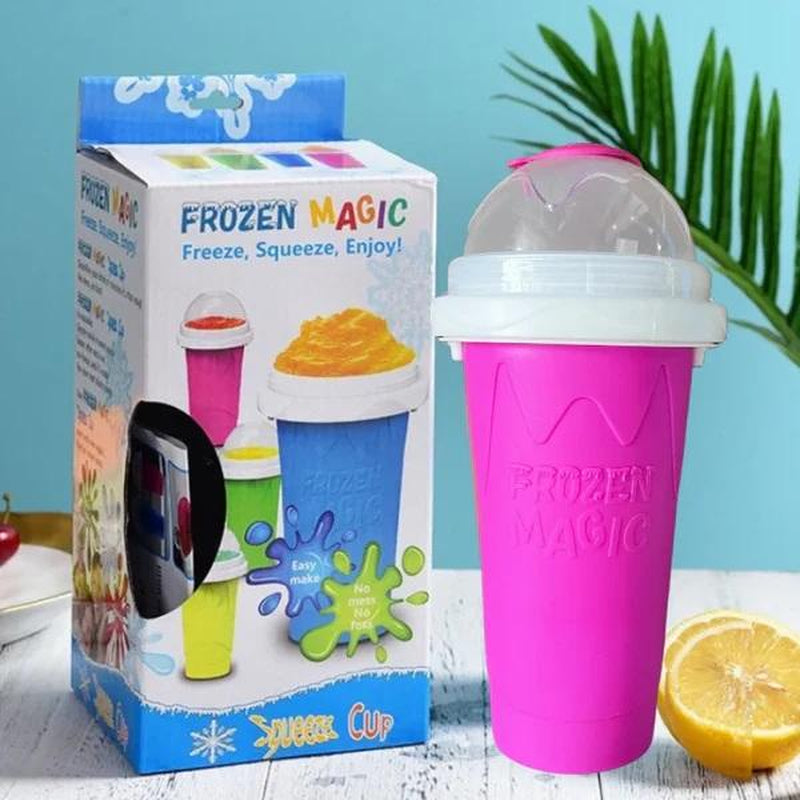 Slushy Maker Cup – Freeze, Squeeze & Enjoy in Minutes!